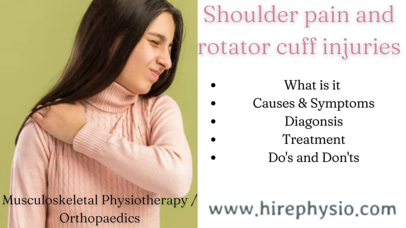 Shoulder Pain and Rotator Cuff Injuries: Causes, Symptoms, Diagnosis, and Treatment | Hirephysio.com