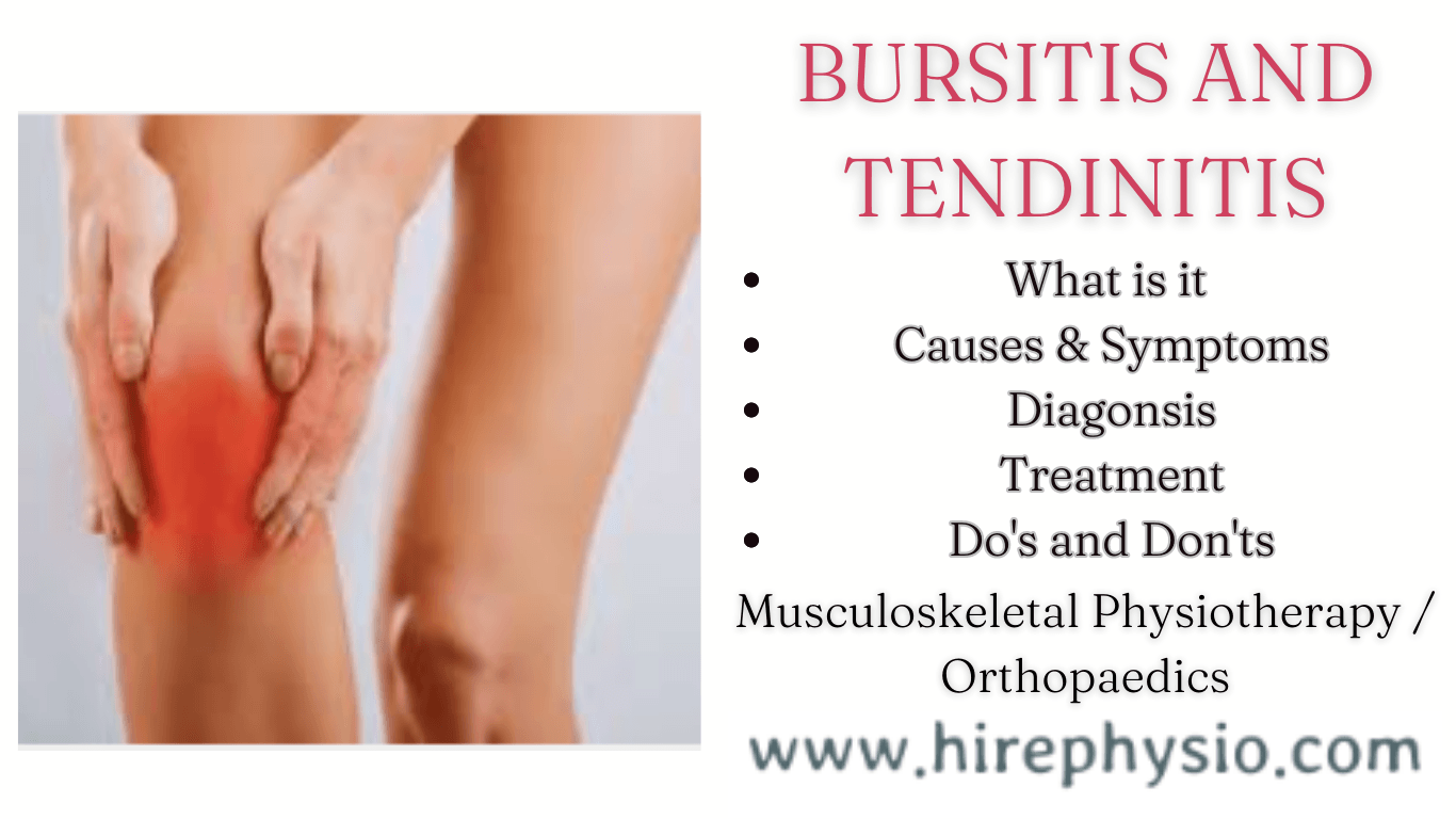 Physical therapy Treatment BURSITIS AND TENDINITIS